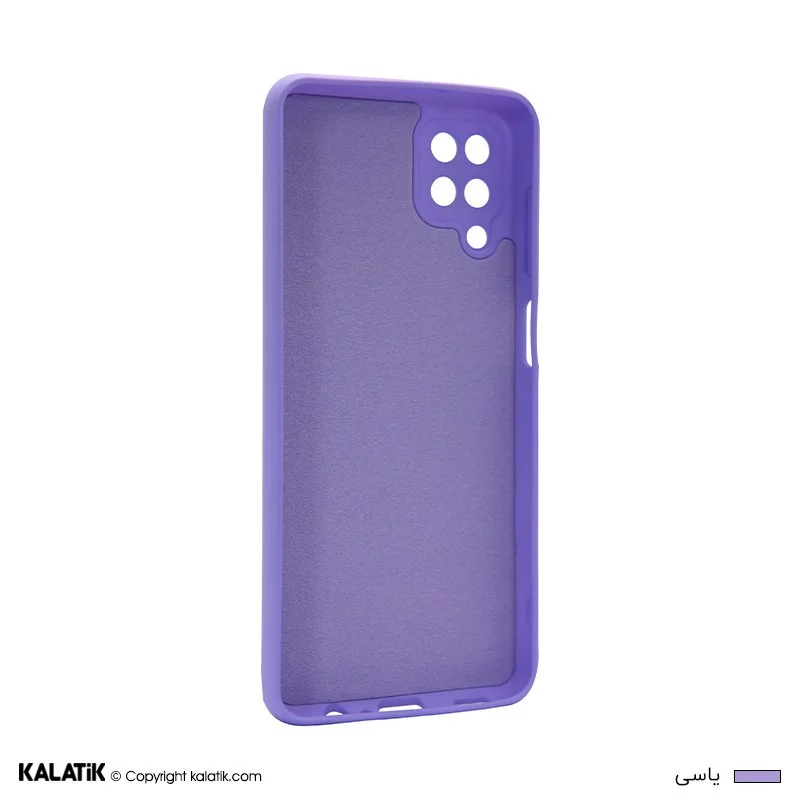 کاور سیلیکونی با محافظ دوربین مناسب برای گوشی موبایل سامسونگ Galaxy M12 یاسی اصالت و سلامت فیزیکی کالا