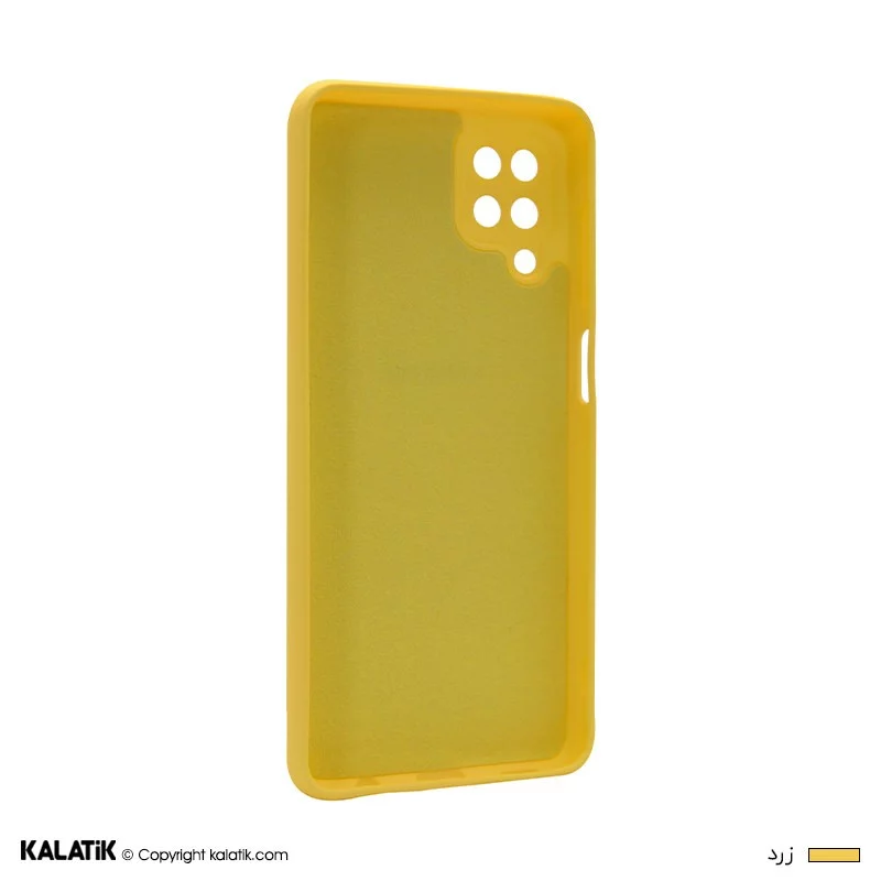کاور سیلیکونی با محافظ دوربین مناسب برای گوشی موبایل سامسونگ Galaxy M12 زرد اصالت و سلامت فیزیکی کالا
