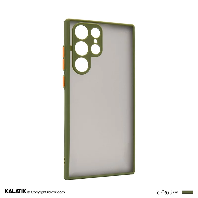 کاور مدل Sb-001 با محافظ دوربین مناسب برای گوشی موبایل سامسونگ Galaxy S22 Ultra 5G