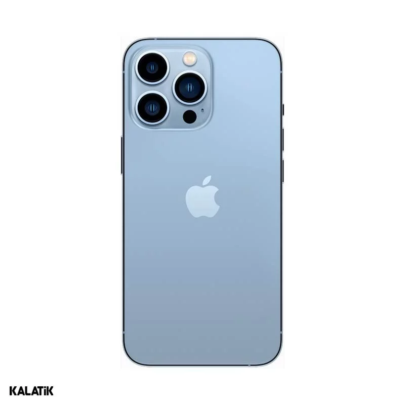 گوشی موبایل اپل مدل iPhone 13 Pro Max ZA/A Active دو سیم کارت ظرفیت 1 ترابایت آبی 18 ماه گارانتی همراه گستر نقره فام + کد رجیستری