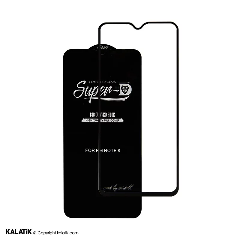 محافظ تمام صفحه شیشه ای میتوبل مدل Super-D مناسب گوشی موبایل شیائومی Note 8/Note 8 2021 مشکی اصالت و سلامت فیزیکی کالا
