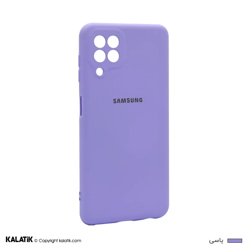 کاور سیلیکونی با محافظ دوربین مناسب برای گوشی موبایل سامسونگ Galaxy M32 یاسی اصالت و سلامت فیزیکی کالا