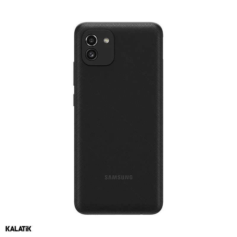 گوشی موبایل سامسونگ مدل Galaxy A03 دو سیم کارت ظرفیت 32/3 گیگابایت مشکی 18 ماه گارانتی داریا همراه پایتخت + کد رجیستری