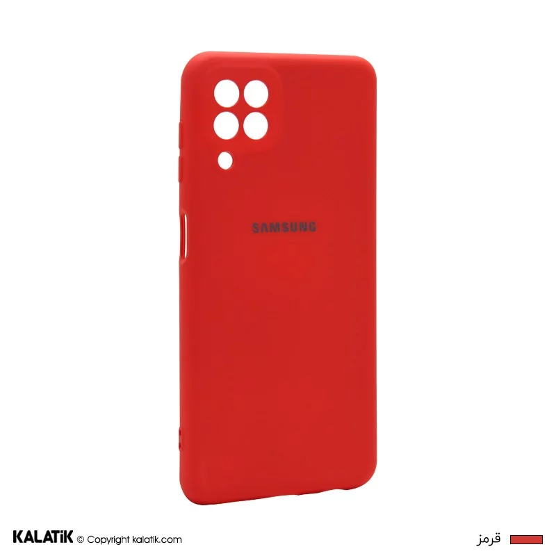 کاور سیلیکونی با محافظ دوربین مناسب برای گوشی موبایل سامسونگ Galaxy M32 قرمز اصالت و سلامت فیزیکی کالا
