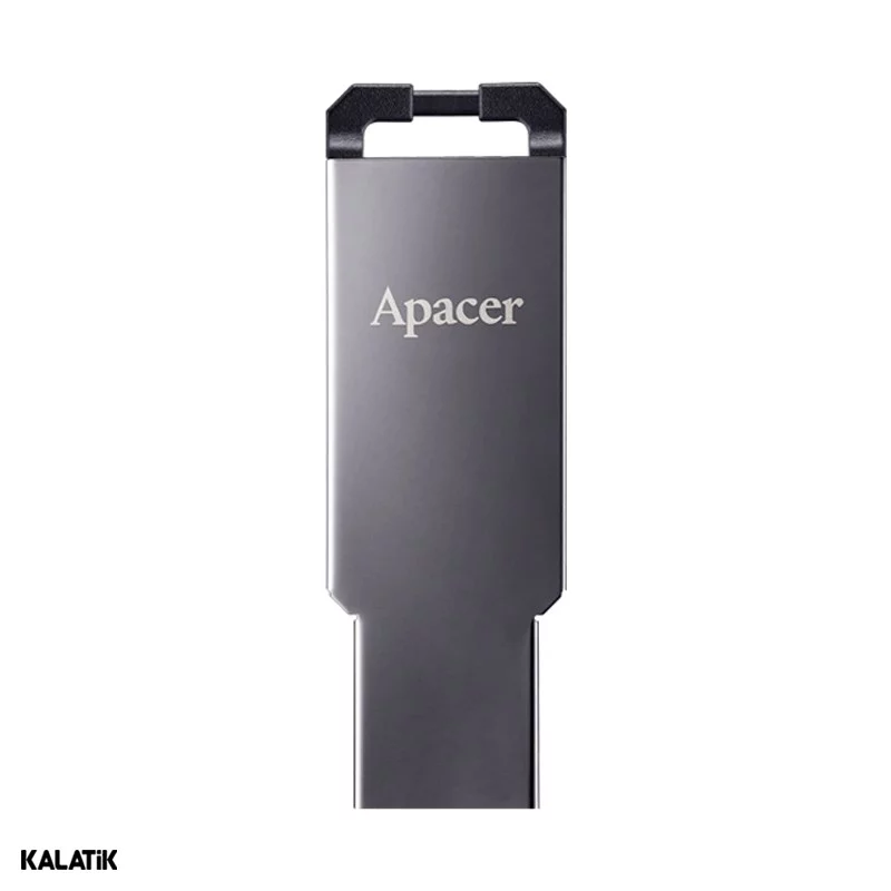 فلش مموری اپیسر مدل AH360 USB 3.2 ظرفیت 64 گیگابایت خاکستری گارانتی مادام العمر داده پرداز رایانه متین