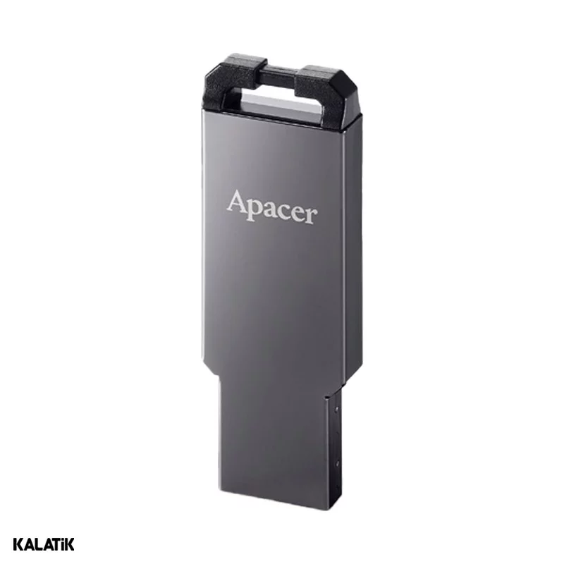 فلش مموری اپیسر مدل AH360 USB 3.2 ظرفیت 64 گیگابایت خاکستری گارانتی مادام العمر داده پرداز رایانه متین