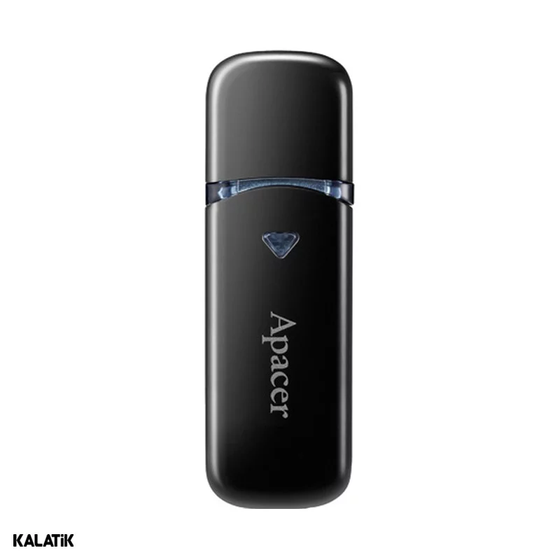 فلش مموری اپیسر مدل AH355 USB 3.2 ظرفیت 128 گیگابایت مشکی گارانتی مادام العمر داده پرداز رایانه متین