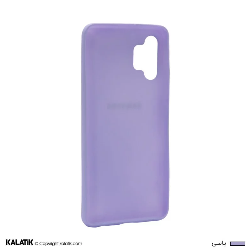 کاور ژله ای مناسب برای گوشی موبایل سامسونگ Galaxy A32 4G یاسی اصالت و سلامت فیزیکی کالا