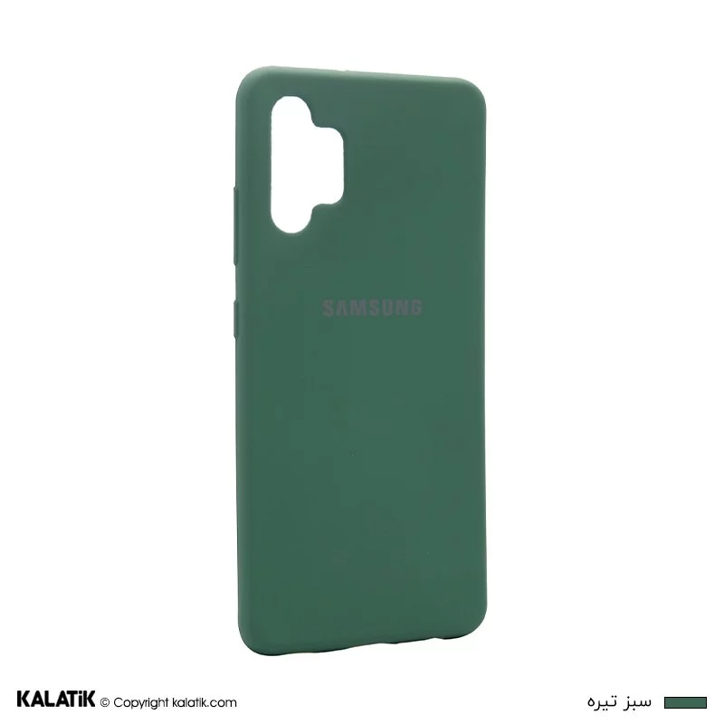 کاور ژله ای مناسب برای گوشی موبایل سامسونگ Galaxy A32 4G اصالت و سلامت فیزیکی کالا سبز تیره