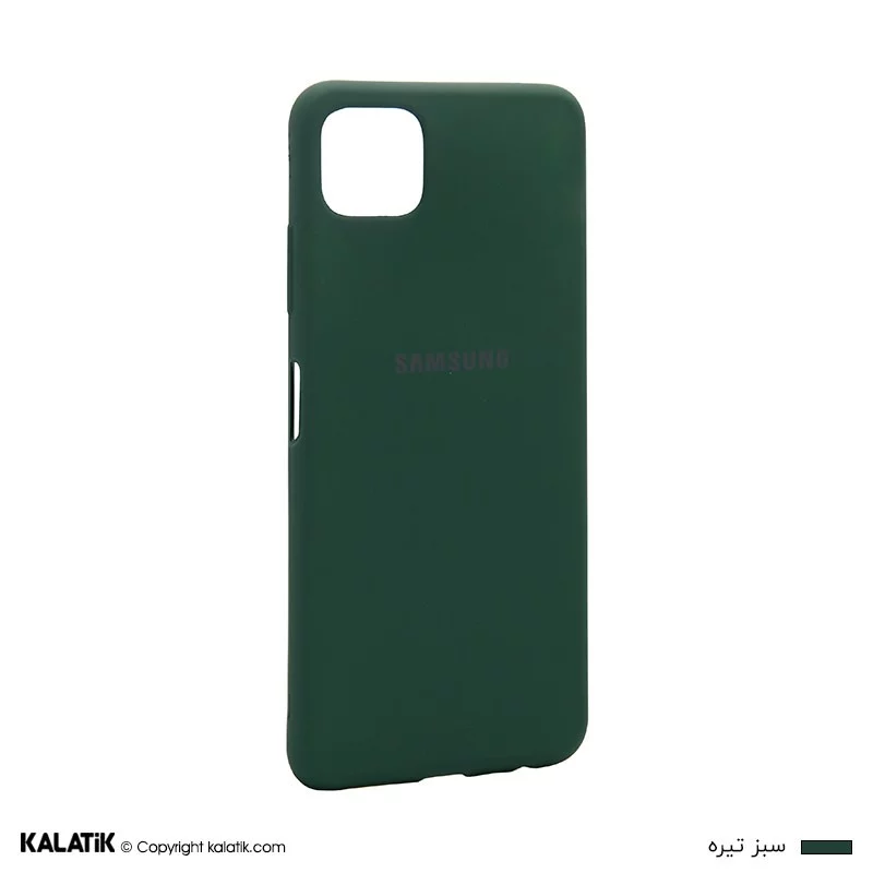 کاور ژله ای مناسب برای گوشی موبایل سامسونگ Galaxy A22 5G اصالت و سلامت فیزیکی کالا سبز تیره