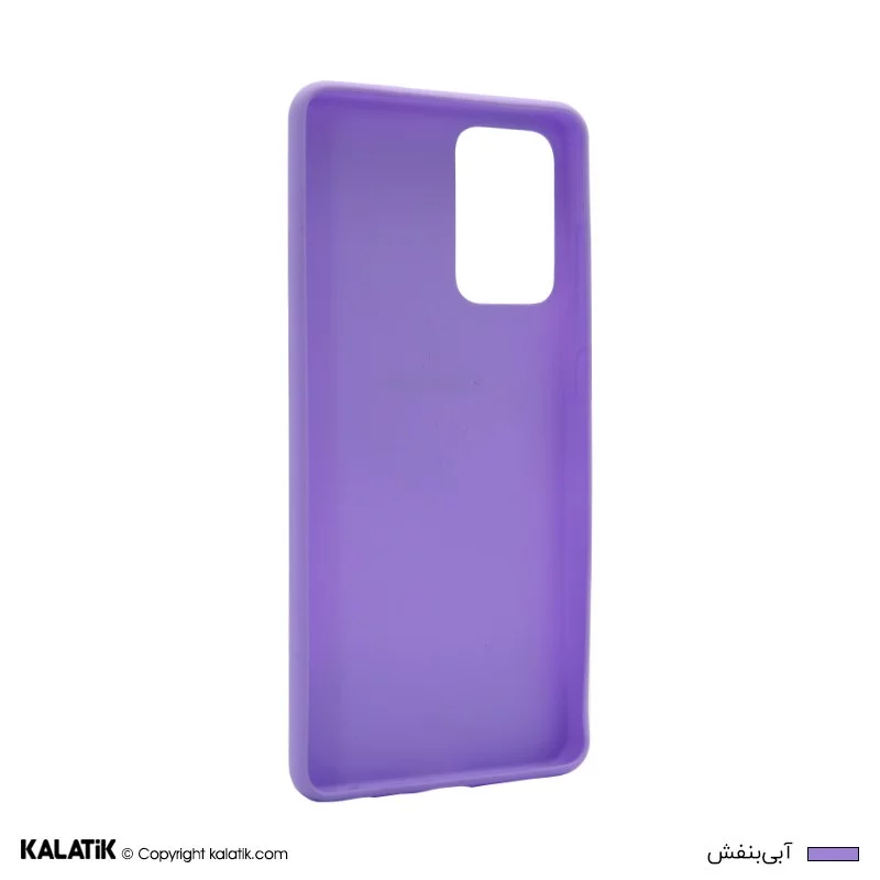 کاور ژله ای مناسب برای گوشی موبایل سامسونگ Galaxy A52-A52s اصالت و سلامت فیزیکی کالا آبی بنفش