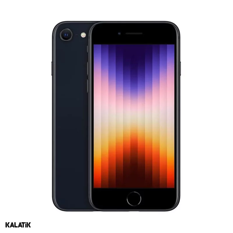 گوشی موبایل اپل مدل iPhone SE (2022) JA/A Not Active تک سیم کارت ظرفیت 64/4 گیگابایت مشکی 18 ماه گارانتی هما تلکام + کد رجیستری