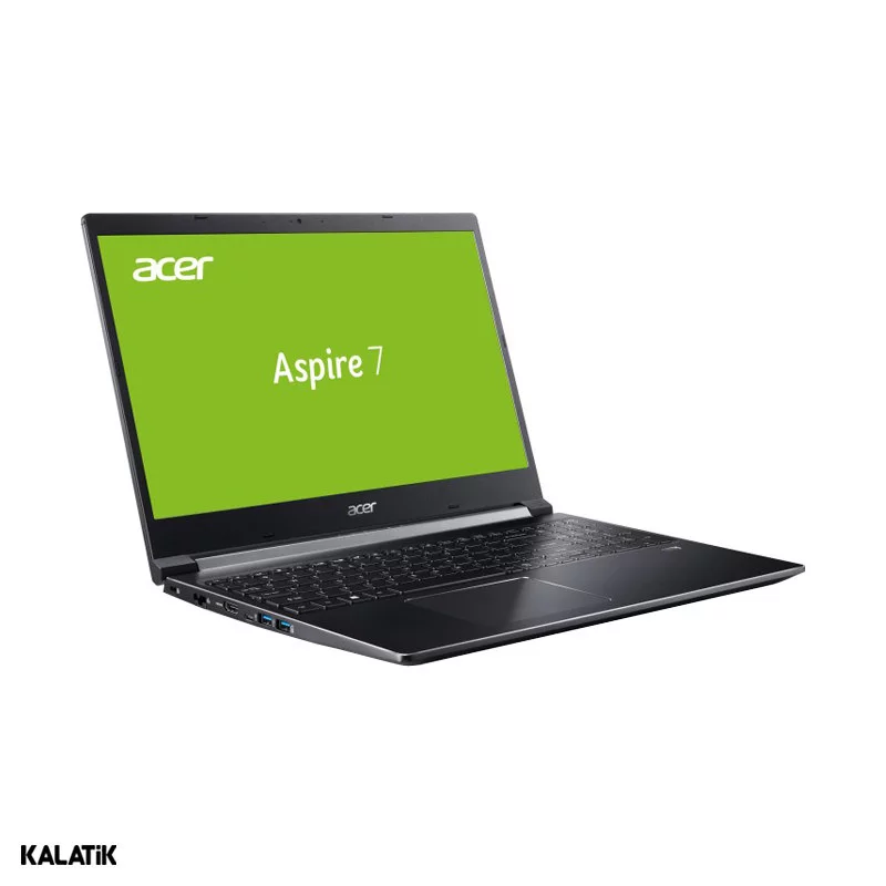 نمای از چپ لپ تاپ 15.6 اینچی ایسر مدل Aspire 7 A715-42G-R9LH-C