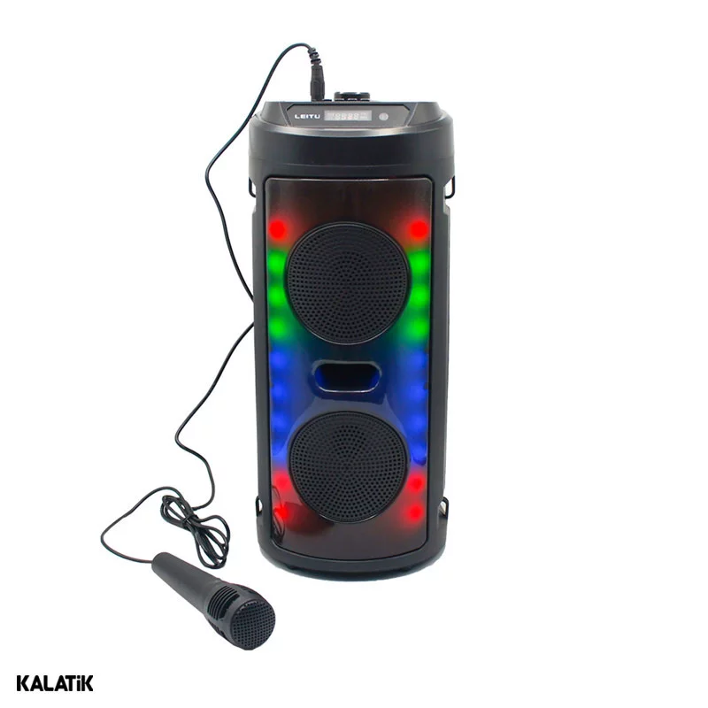 میکروفون و اسپیکر قابل حمل لیتو مدل PARTY PLUS 100