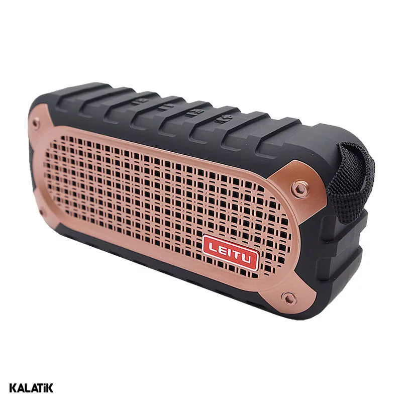 اسپیکر قابل حمل لیتو مدل LK-39 برنزی 