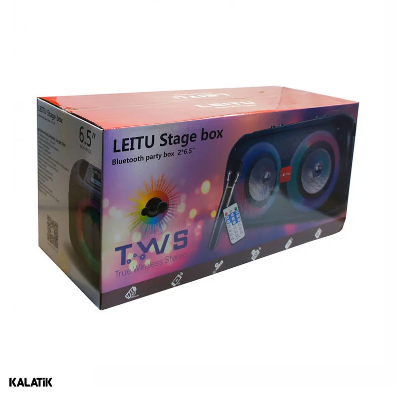 اسپیکر قابل حمل بلوتوثی لیتو مدل Box STAGE BOX 