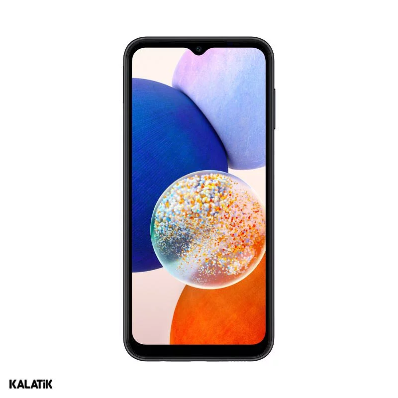 گوشی موبایل سامسونگ مدل Galaxy A14 دو سیم کارت ظرفیت 128_6 گیگابایت مشکی روبرو