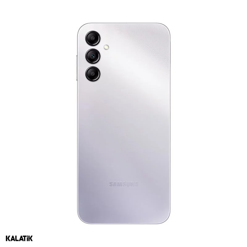 گوشی موبایل سامسونگ مدل Galaxy A14 دو سیم کارت ظرفیت 128_6 گیگابایت نقره ای پشت