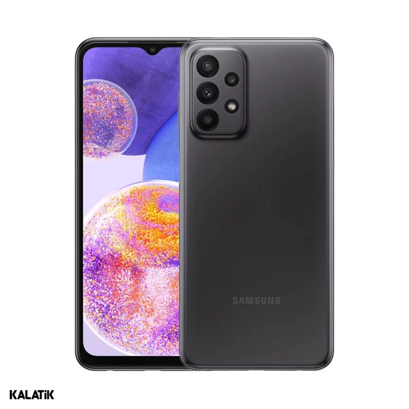گوشی موبایل سامسونگ مدل Galaxy A23 دو سیم کارت ظرفیت 64_4 گیگابایت - مشکی نمای پشت و رو