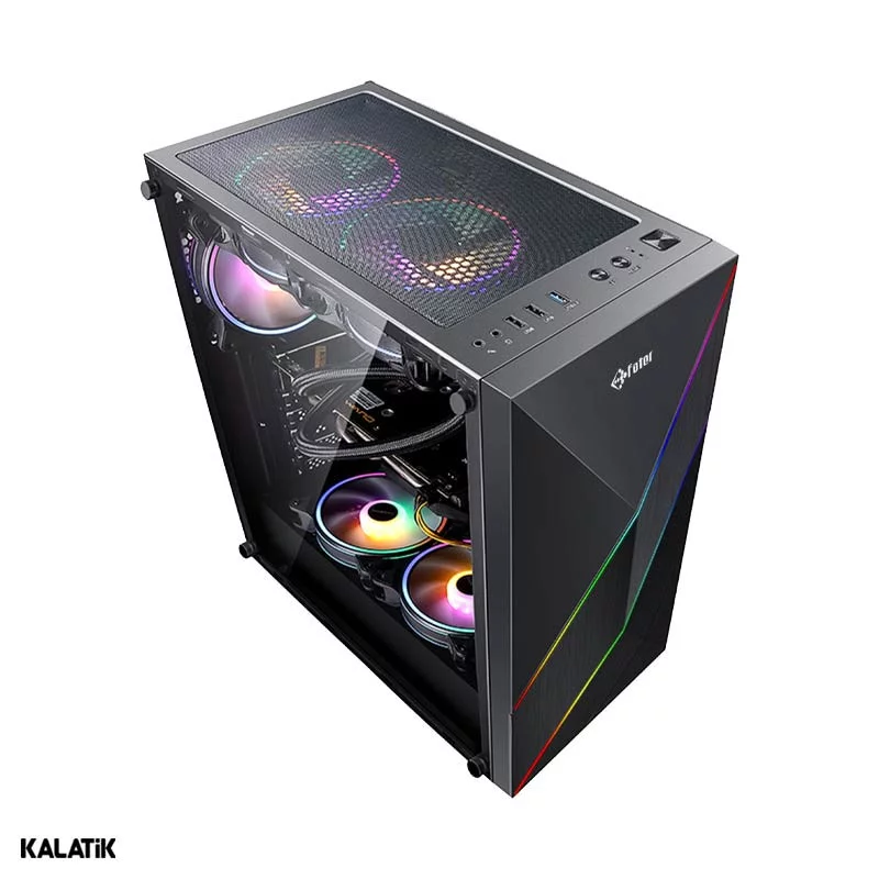 کیس کامپیوتر فاطر مدل FG-520X - بالا جانبی چپ