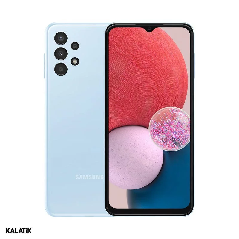نمای جلو و پشت گوشی موبایل سامسونگ مدل Galaxy A13 (SM-A137F) دو سیم کارت ظرفیت 128_4 گیگابایت - ویتنام