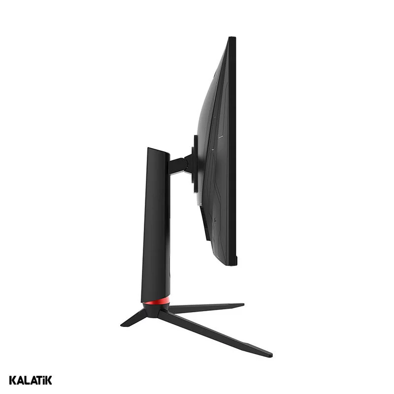 نمای جانبی مانیتور گیمینگ جی پلاس سایز 27 اینچ مدل GGM-L277FN
