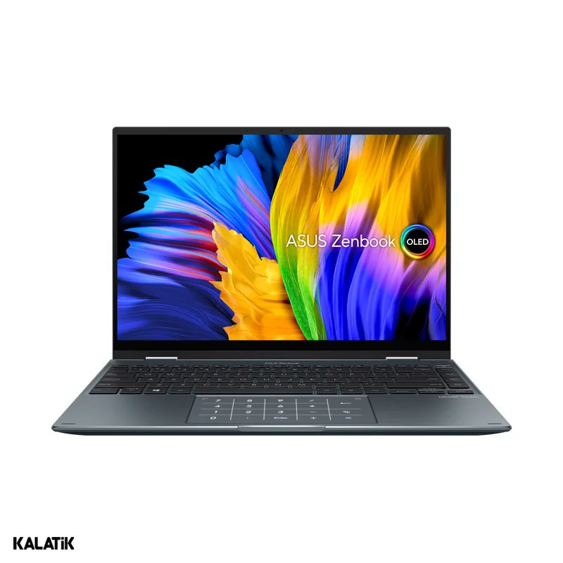 لپ تاپ 14 اینچی ایسوس مدل (Core i7 1165G7-512GB SSD-16GB) Zenbook Flip UP5401EA