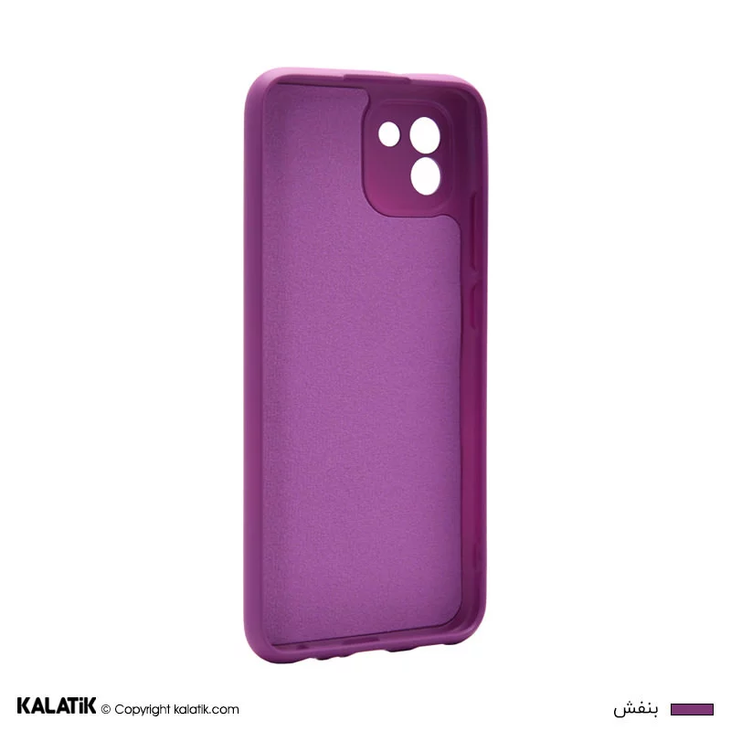 کاور سیلیکونی با محافظ دوربین مناسب برای گوشی موبایل سامسونگ Galaxy A03