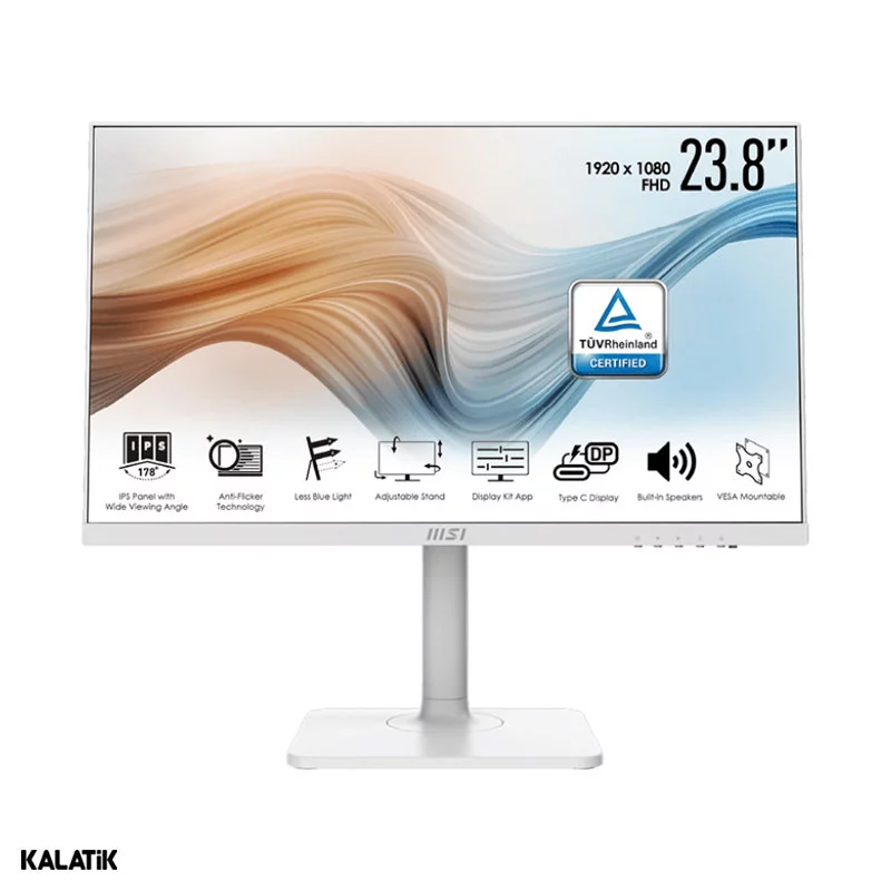 مانیتور ام اس آی سایز 23.8 اینچ مدل Modern MD241PW