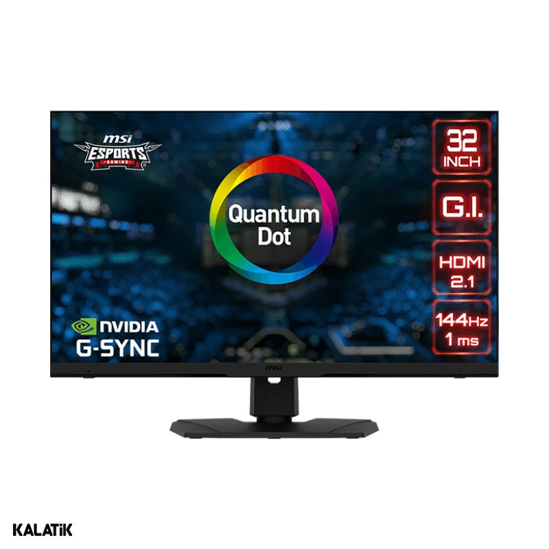 مانیتور گیمینگ ام اس آی سایز 32 اینچ مدل Optix MPG321UR-QD