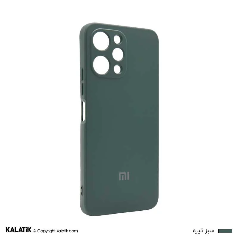 کاور سیلیکونی با محافظ دوربین مناسب برای گوشی موبایل شیائومی Redmi Note 12 4G