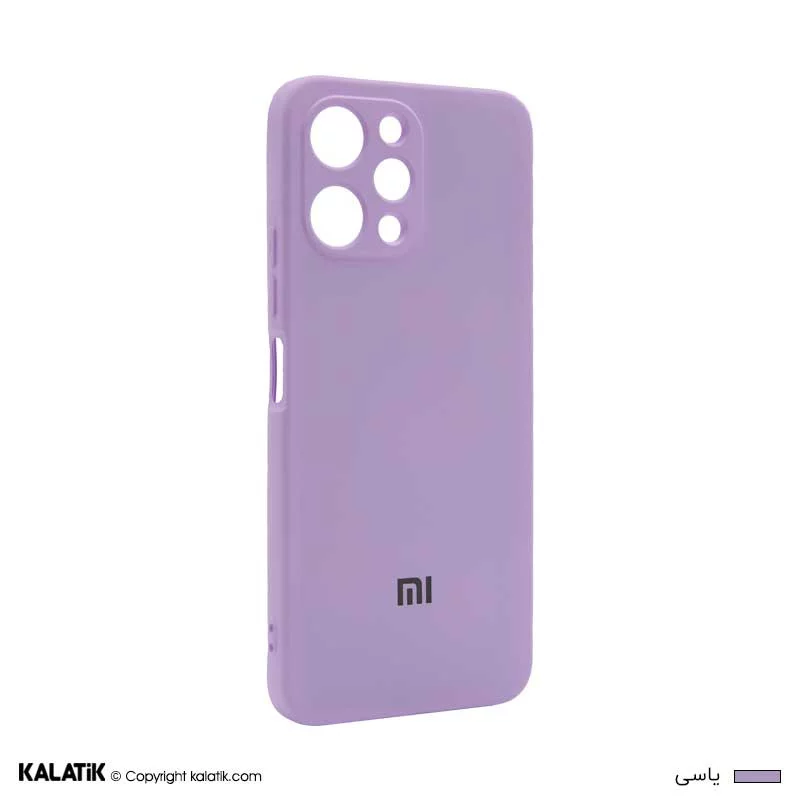 کاور سیلیکونی با محافظ دوربین مناسب برای گوشی موبایل شیائومی Redmi Note 12 4G