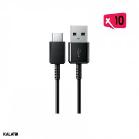 کابل تبدیل USB-A به USB-C سامسونگ S10 ORG پک دار مدل EP-DG970 به طول 1 متر-بسته 10 عددی-شارسل