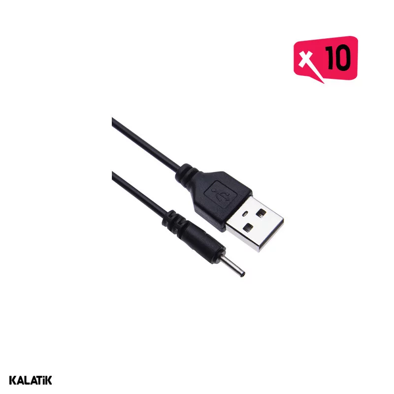 کابل تبدیل USB-A به سوزنی ریز نوکیا به طول 1 متر-بسته 10 عددی-شارسل