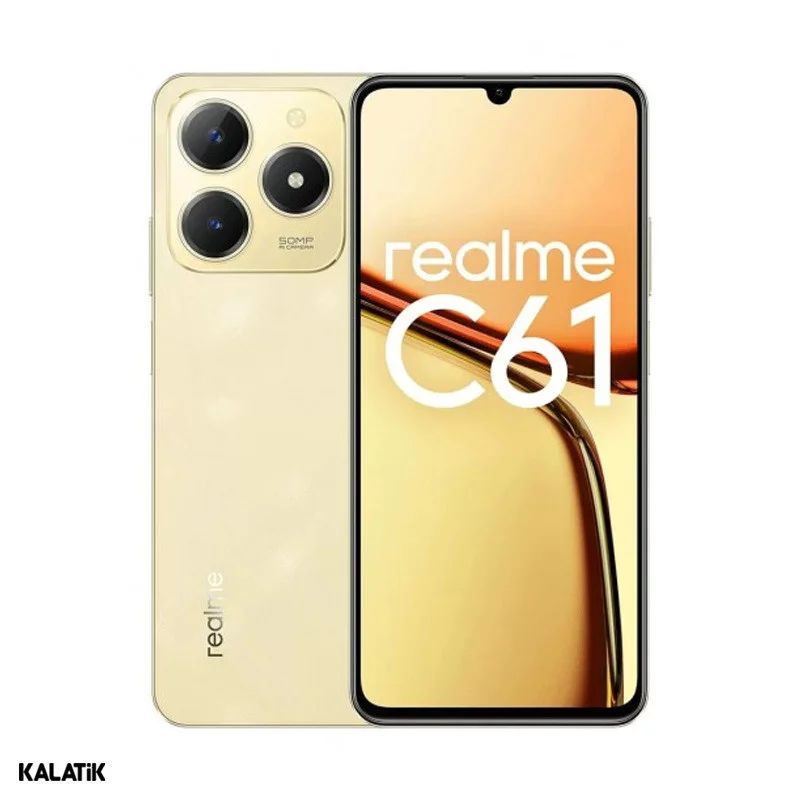 گوشی موبایل ریلمی مدل Realme C61 دو سیم کارت ظرفیت 128/6 گیگابایت