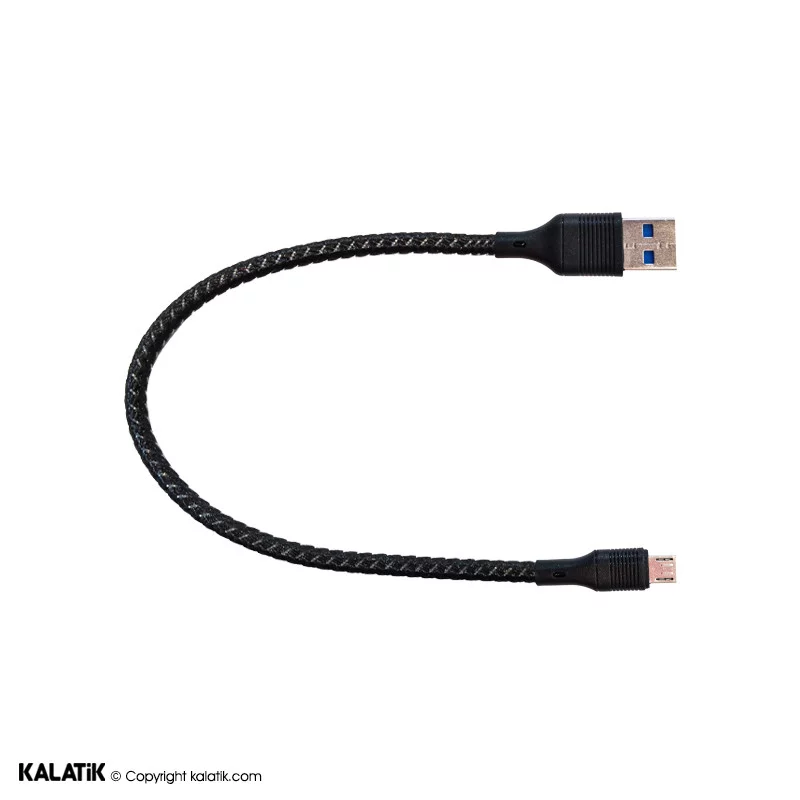 کابل تبدیل USB-A به Micro USB نواکس مدل L119 به طول 25 سانتی متر-شارسل