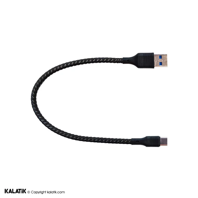 کابل تبدیل USB-A به USB-C نواکس مدل L119 به طول 25 سانتی متر-شارسل
