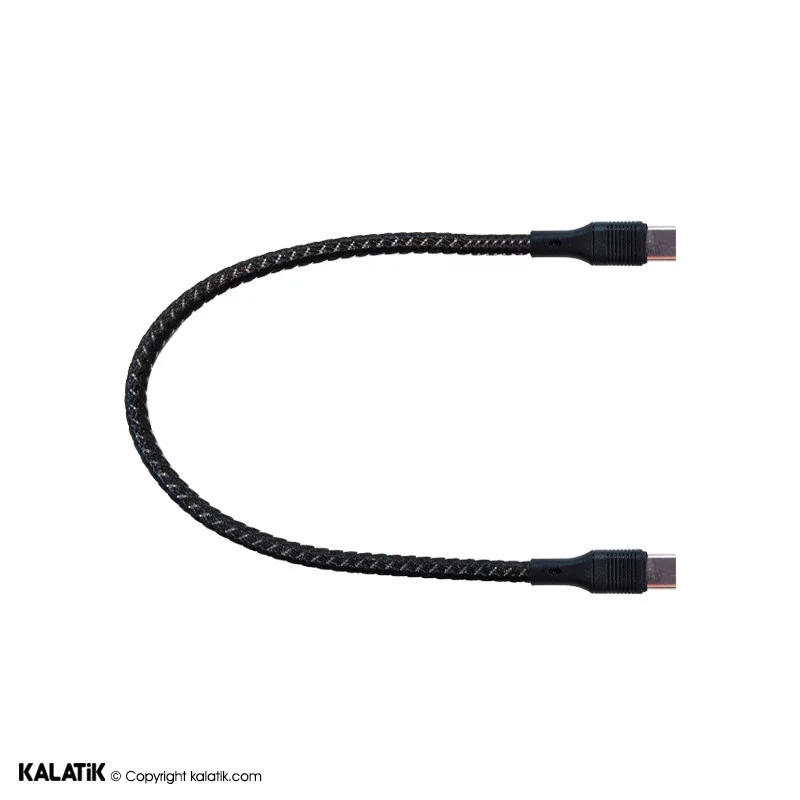 کابل تبدیل USB-C به USB-C نواکس مدل L119 به طول 25 سانتی متر-شارسل