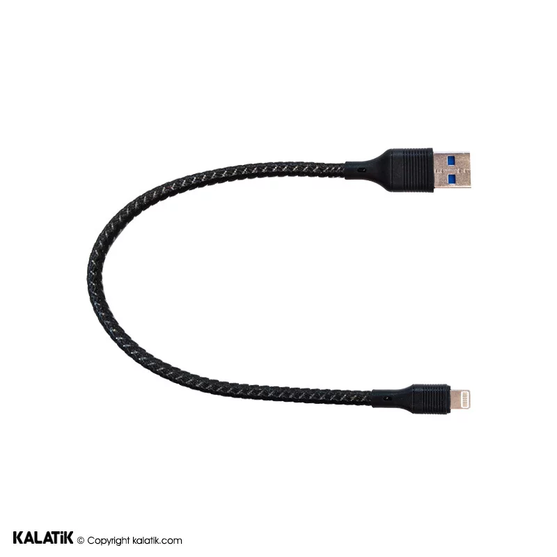 کابل تبدیل USB-A به Lightning نواکس مدل L119 به طول 25 سانتی متر-شارسل