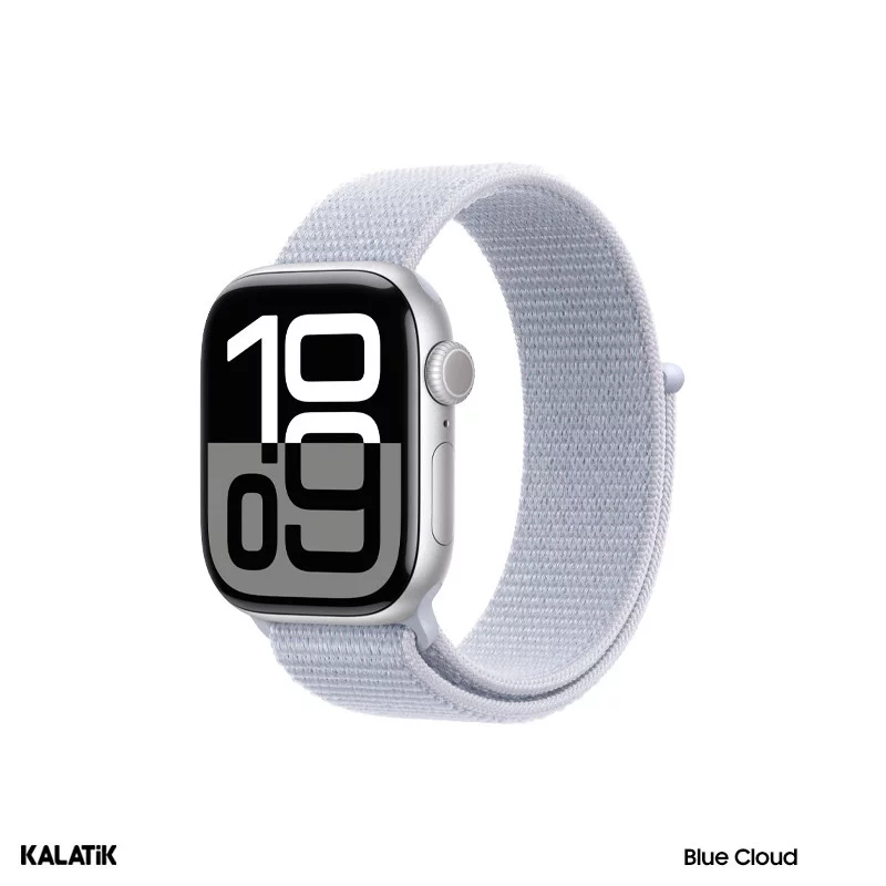 اپل واچ سری 10 مدل 42mm بدنه آلومینیوم با بند پارچه ای