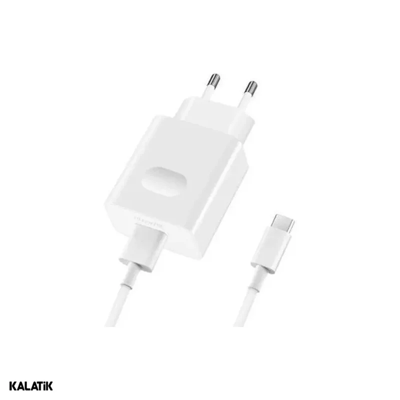 شارژر دیواری 40W هوآوی مدل HW-050450W00 دو پین به همراه کابل شارژ USB-C-شارسل
