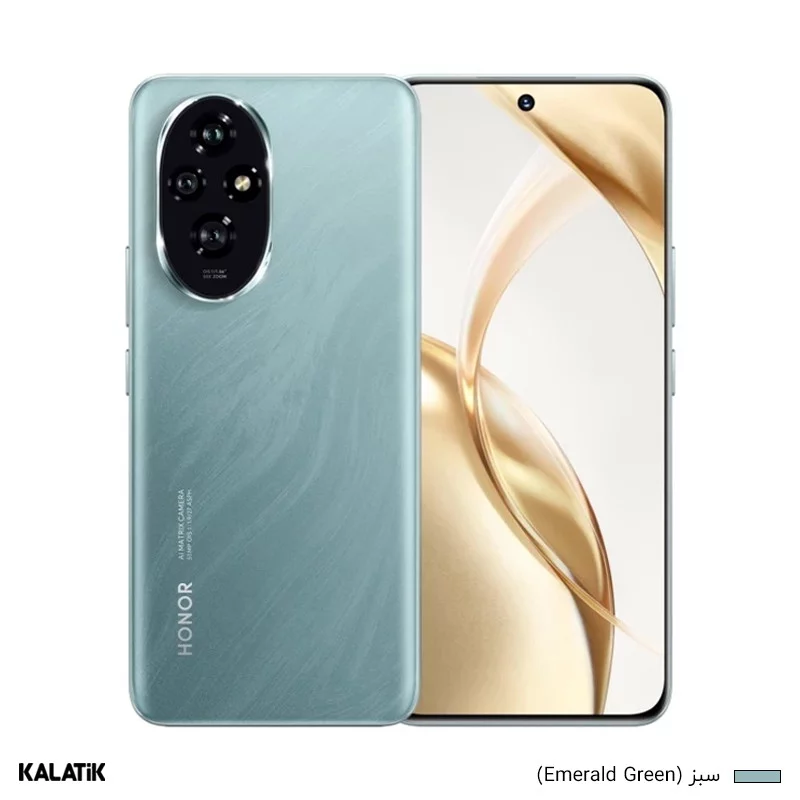گوشی موبایل آنر مدل Honor 200 5G دو سیم کارت ظرفیت 256/12 گیگابایت
