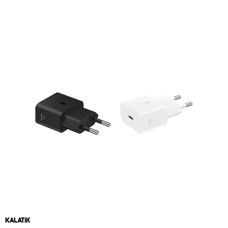 شارژر دیواری 25W سامسونگ مدل EP-T2510 فست PD دو پین-بسته 20 عددی-شارسل