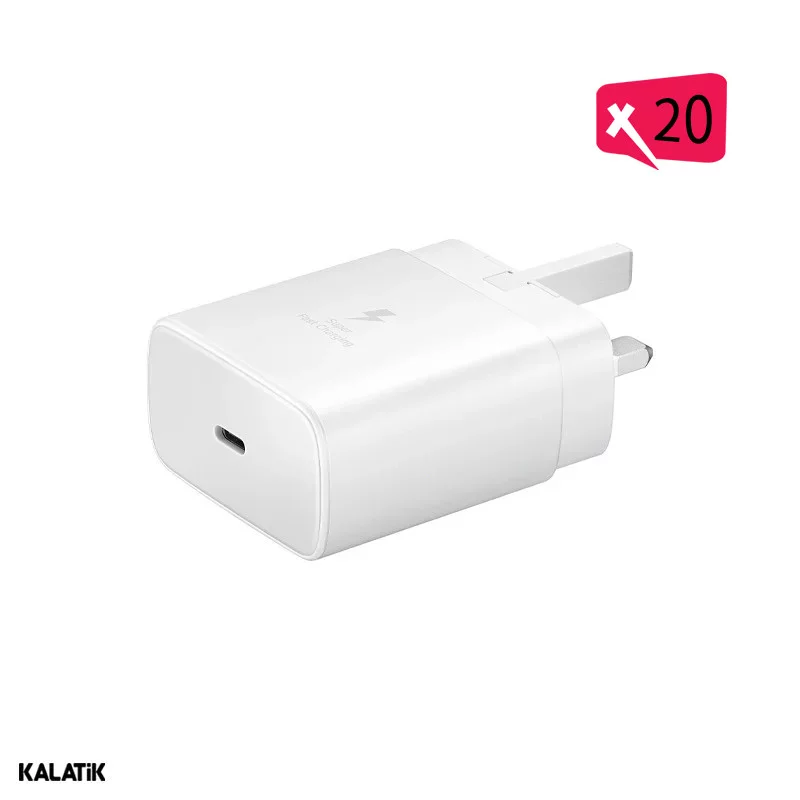 شارژر دیواری 45W سامسونگ مدل EP-TA845 ORG فست PD تک پورت سه پین-شارسل
