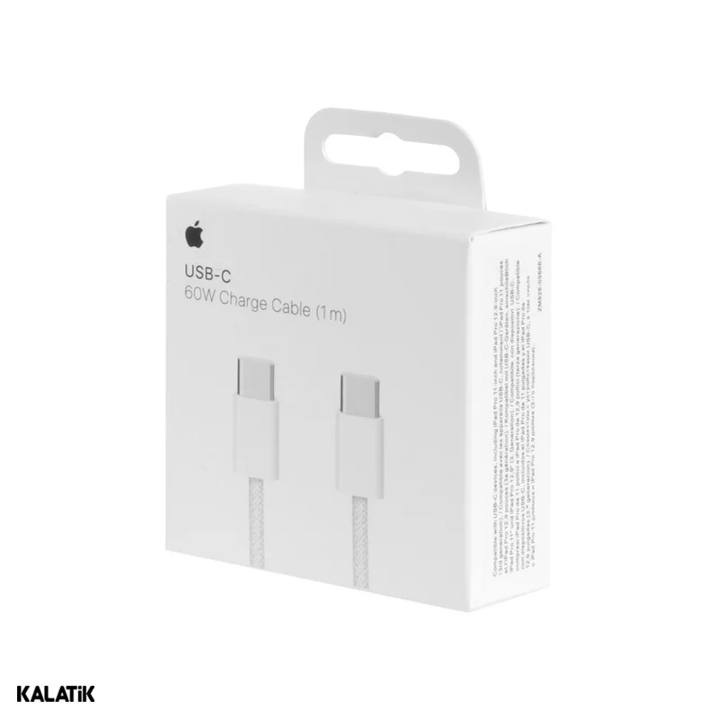 کابل تبدیل USB-C به USB-C اپل اصلی آیفون 15 مدل A2795 به طول 1 متر-بسته 10 عددی-شارسل