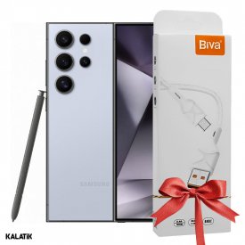 گوشی موبایل سامسونگ مدل Galaxy S24 Ultra 5G دو سیم کارت ظرفیت 256/12 گیگابایت-ویتنام+هدیه کابل شارژ USB-C بیوا C-06