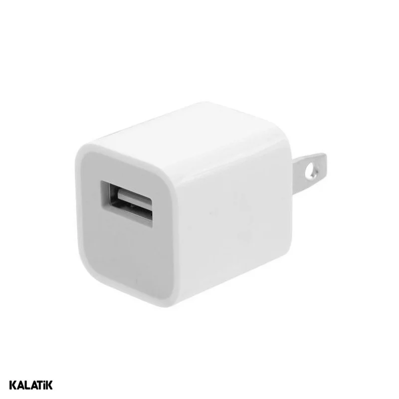 شارژر دیواری 5W اپل 1A مدل MD810LL/A تک پورت-شارسل
