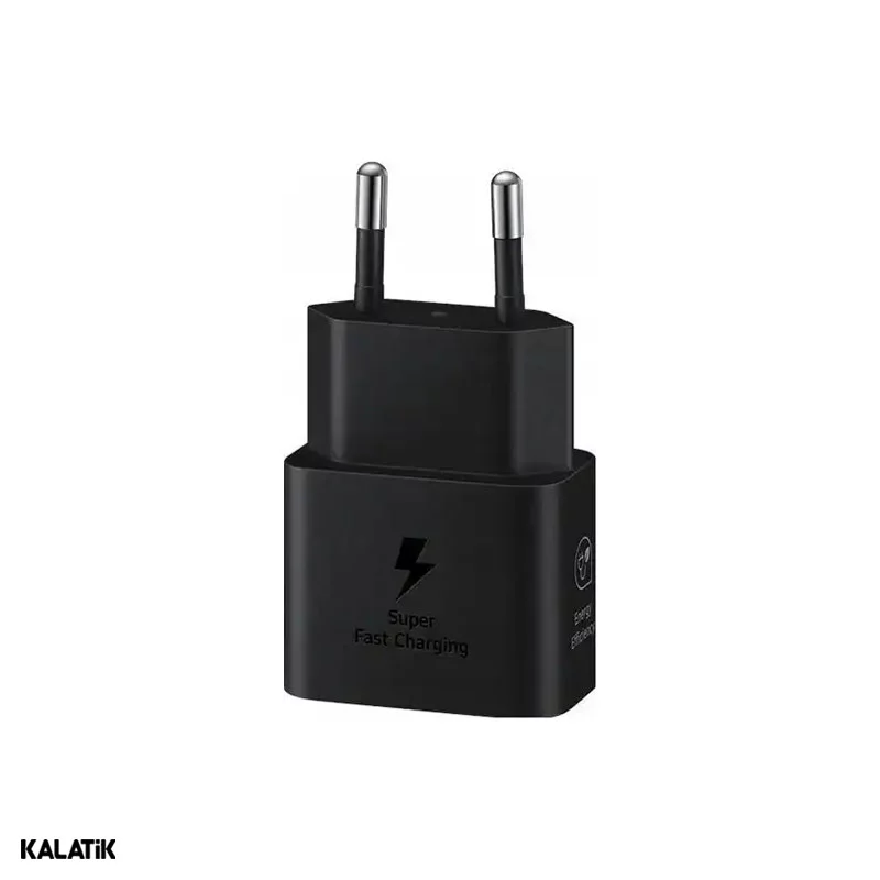 شارژر دیواری 25W سامسونگ مدل EP-T2510 فست PD دو پین-بسته 20 عددی-شارسل