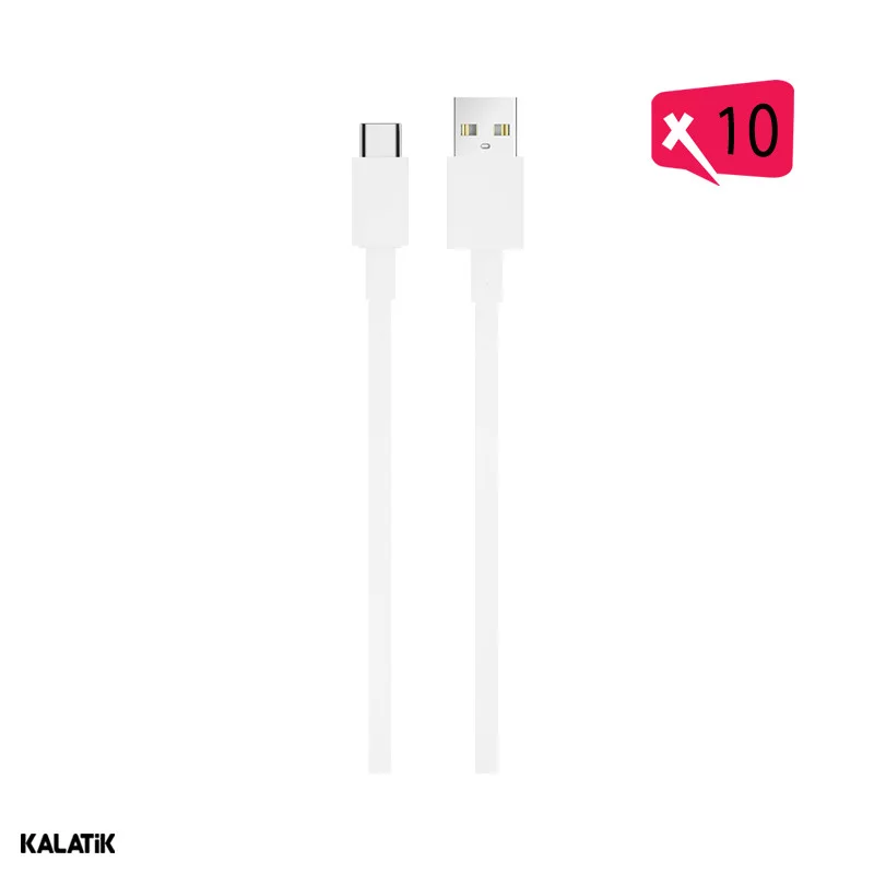 کابل تبدیل USB-A به USB-C شیائومی اصلی مدل 67W به طول 1 متر-بسته ده عددی-شارسل