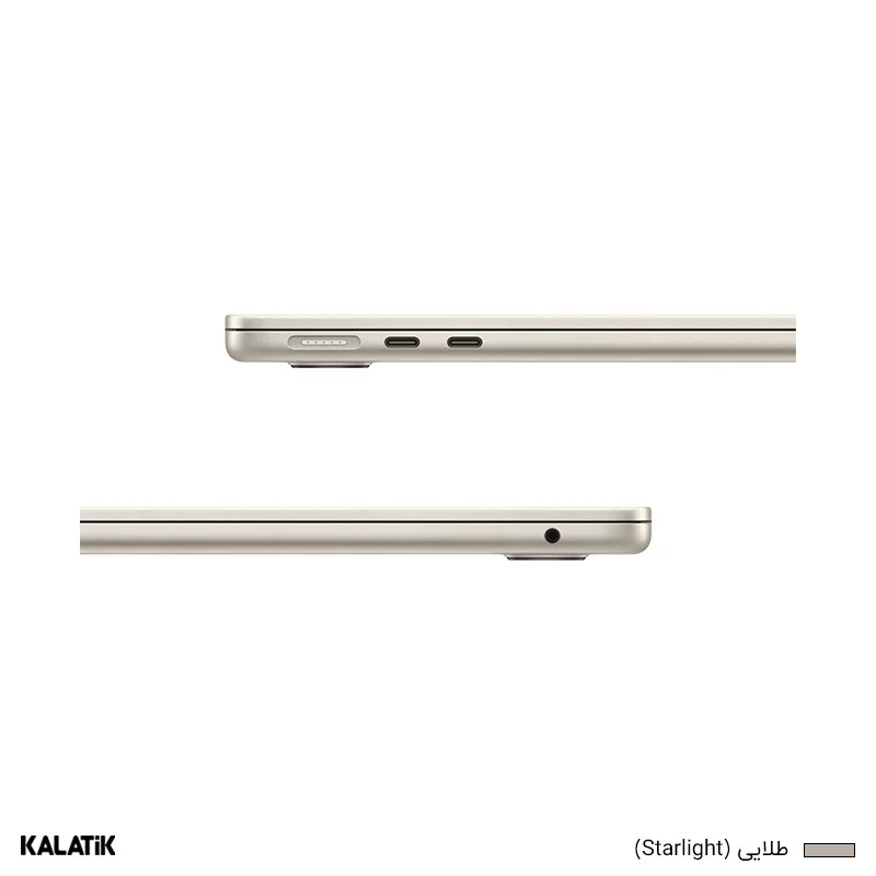 لپ تاپ 13.6 اینچی اپل مدل (M4-16GB-10C GPU-512GB) MacBook Air MW103 2025